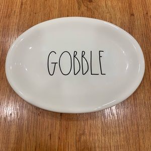 Rae Dunn Gobble Oval Salad Plate